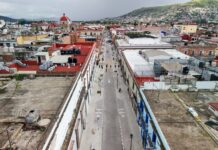 Con una inversión aproximada de 26 mdp, Salomón Jara entregó mejoramiento de calles del Centro Histórico de la ciudad capital